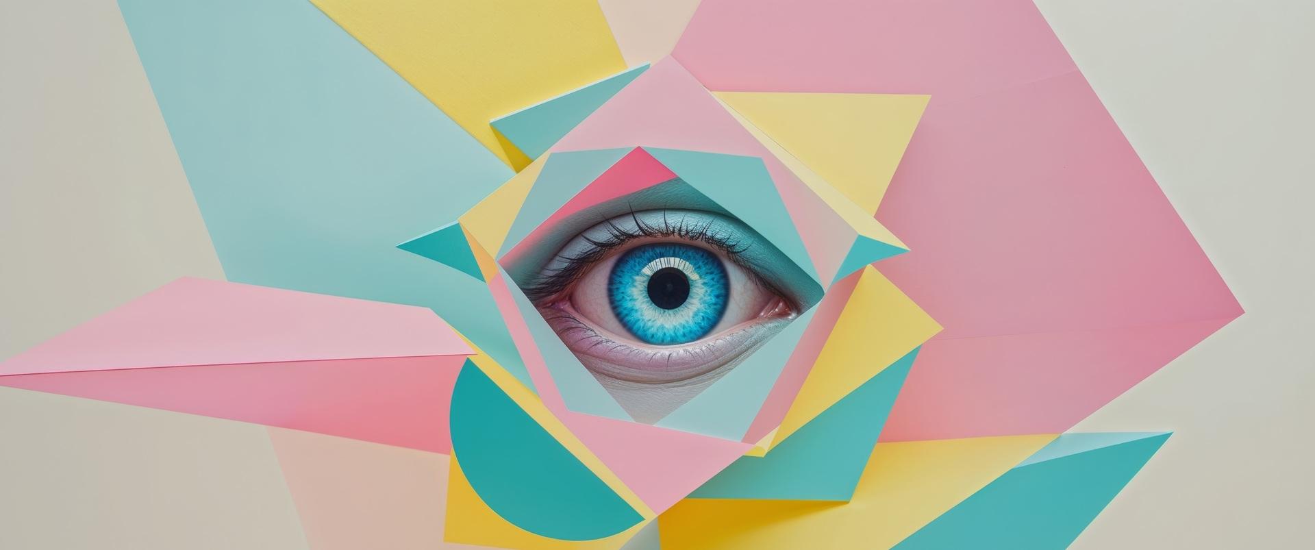 Künstlerisches Auge im Papierdesign | Lashlift Essen